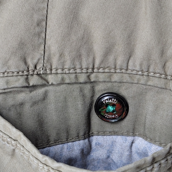 Poletti khaki cotton trousers - slim fit vintage sz 32 - Picture 8 of 13